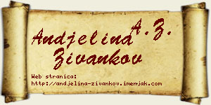 Andjelina Živankov vizit kartica